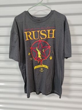 RUSH Golden Ale Graphic Crewneck Short Sleeve T-Shirt XL